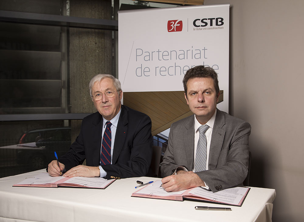 Partenariat R&D entre 3F-Action Logement et le CSTB