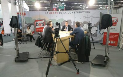 Un plateau TV Bati-Journal à Batimat 2022